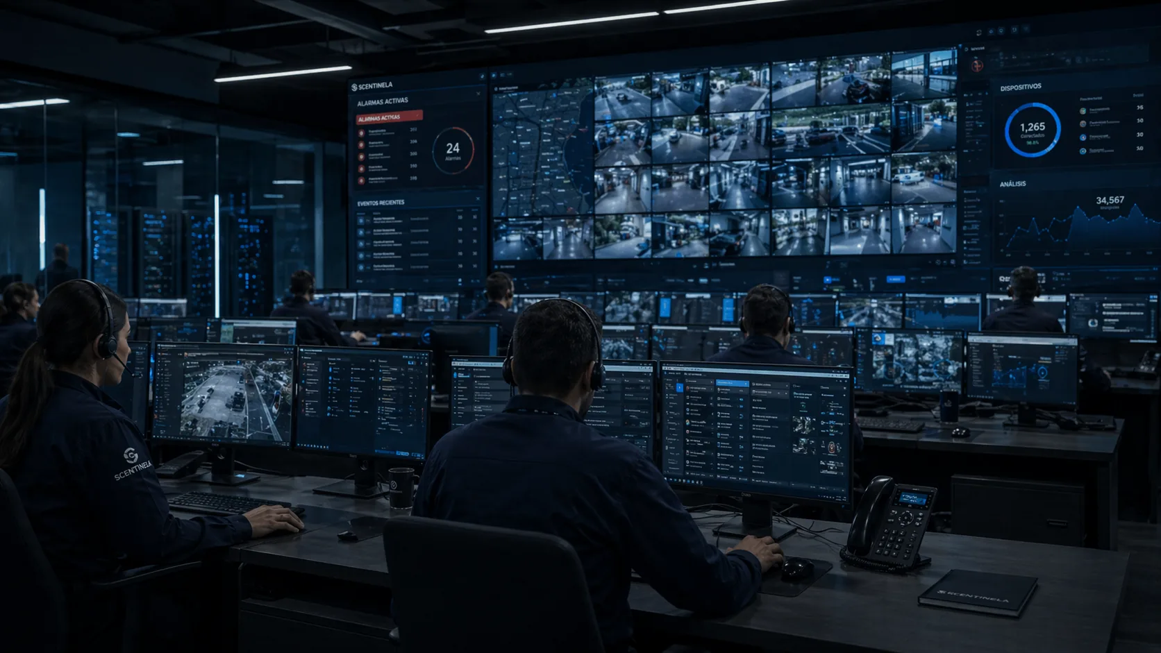 Centro de monitoreo y control operativo